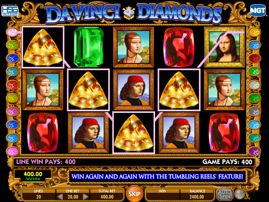 Da Vinci Diamonds Slot Review