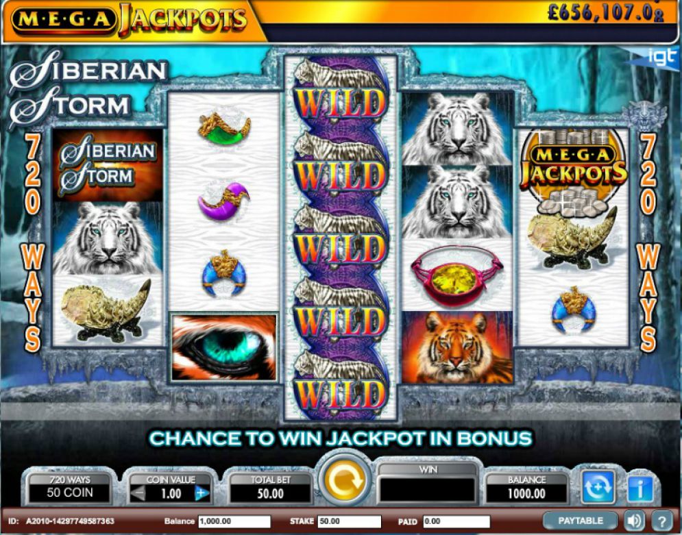 Siberian Storm Megajackpots Slot Review